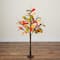 4ft. Pre-Lit Autumn Maple Artificial Fall Tree with Pinecones, Acorns and 60 Warm White LED Lights